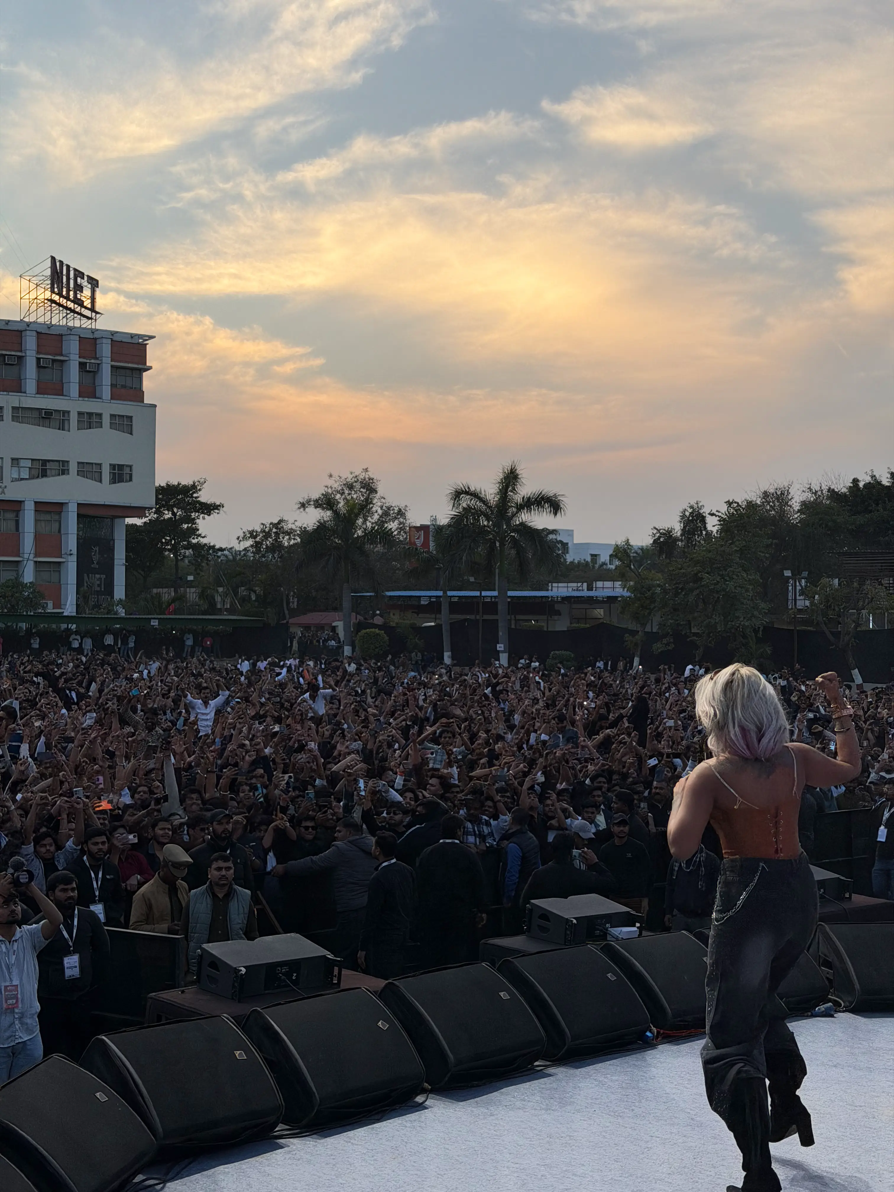 Campus Lighting Night