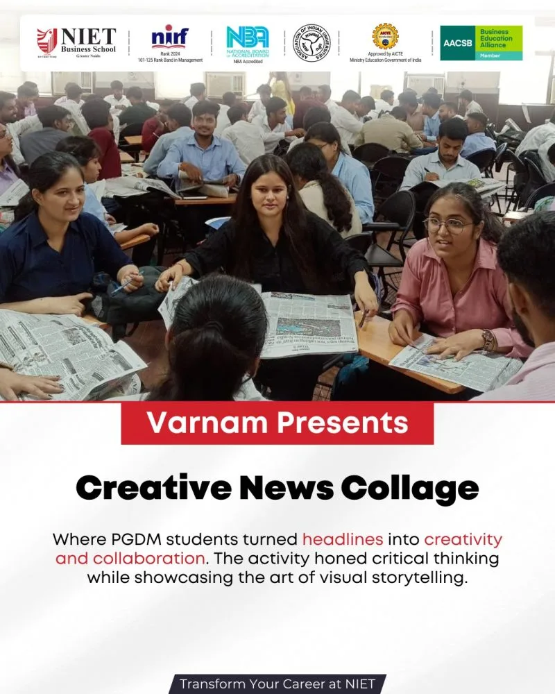 Creativity Meets Collaboration at NIET Business School!