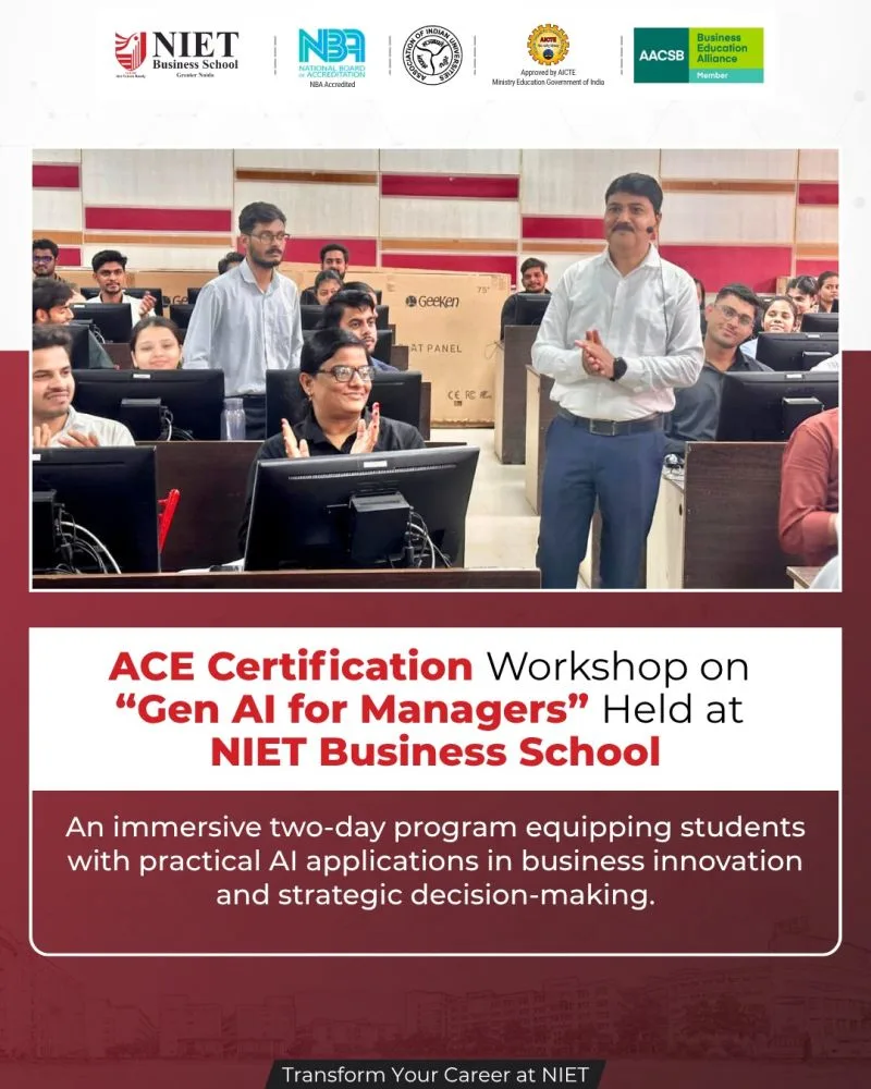 ACE Certification Workshop on “Gen AI for Managers”