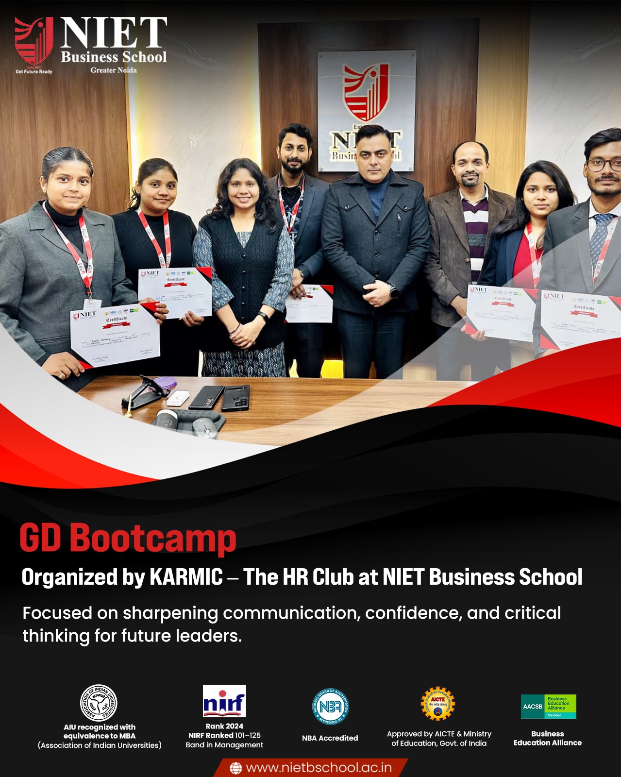 GD Bootcamp by KARMIC – Sharpening Skills for Future Professionals