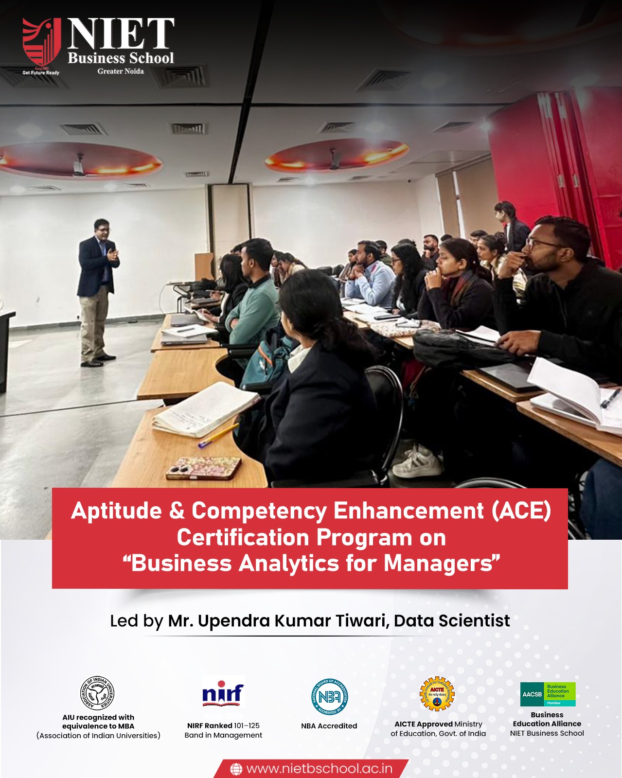 ACE Certification Program: Business Analytics for Managers at NIET