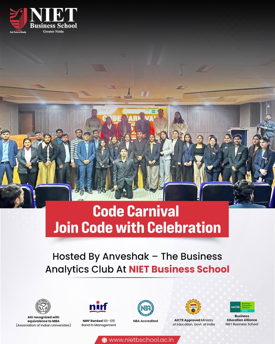 Code Carnival: Creativity Meets Analytics at NIET