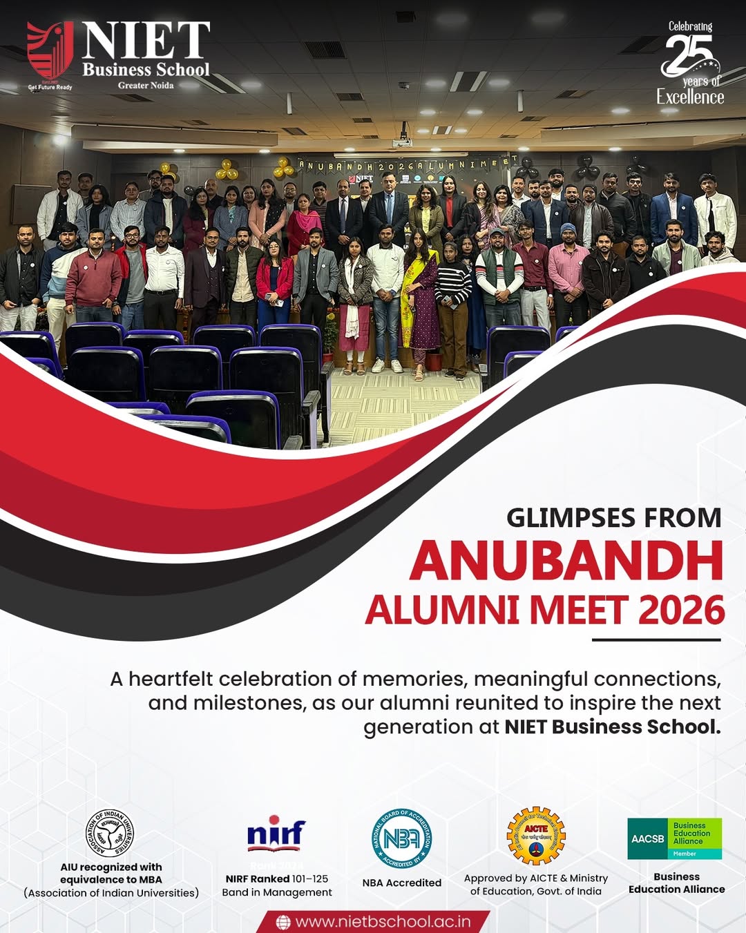 ANUBANDH 2026: NIET Business School Alumni Meet Celebrating Memories and Connections