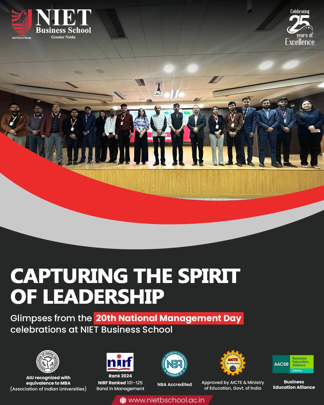 NIET Business School Celebrates 20th National Management Day with Quiz & Hurdle Hustle Competitions