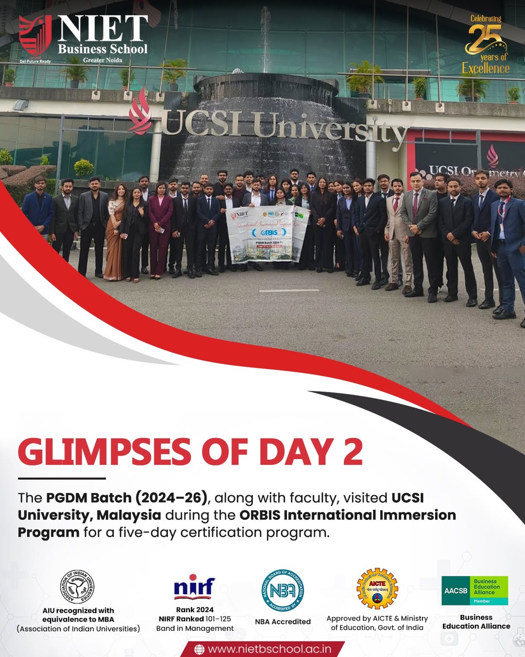 NIET PGDM Batch Begins Certification Program at UCSI University: Malaysia Immersion Day 2 Highlights