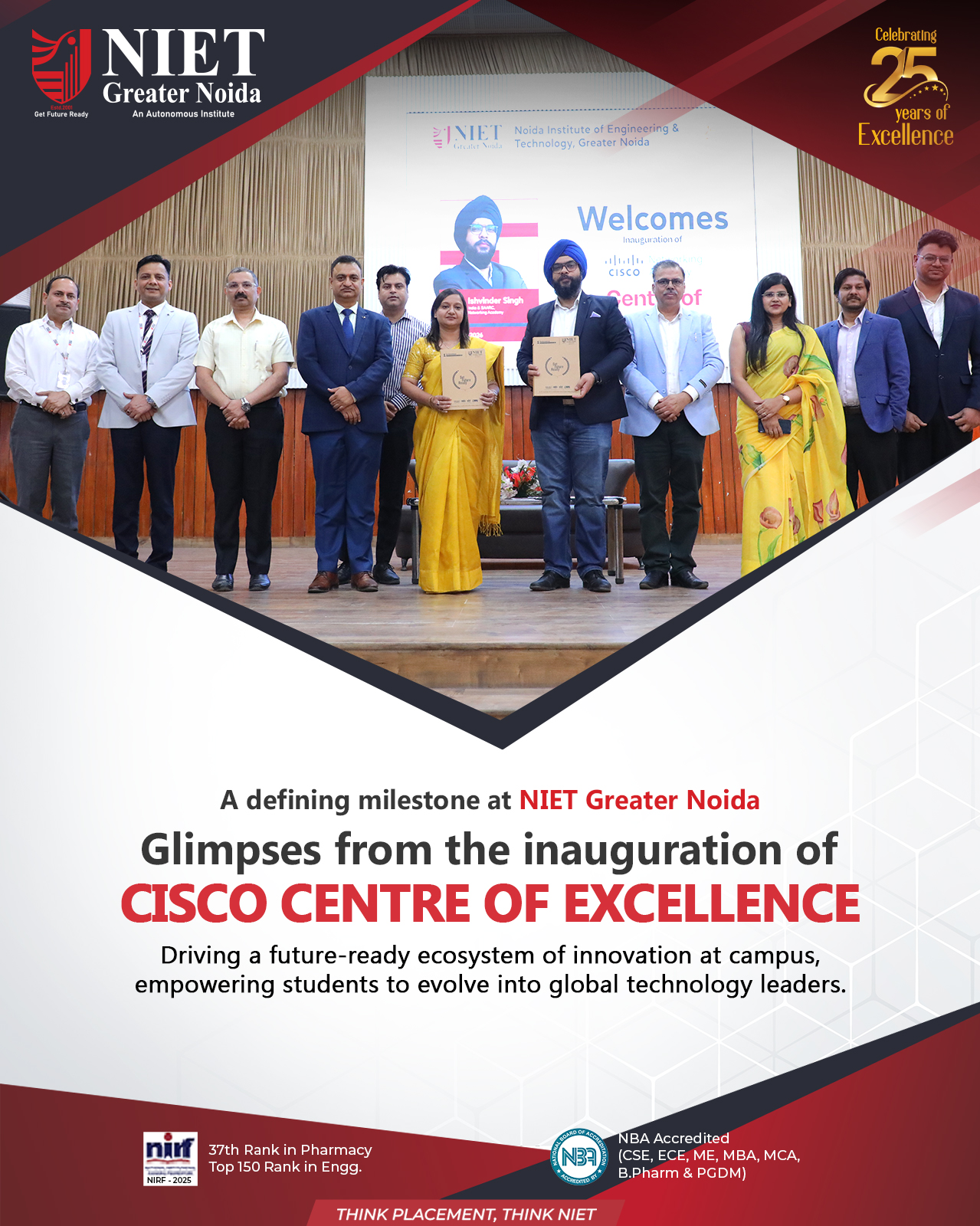 Cisco Centre of Excellence Inauguration at NIET Greater Noida – Empowering Future Technology Leaders
