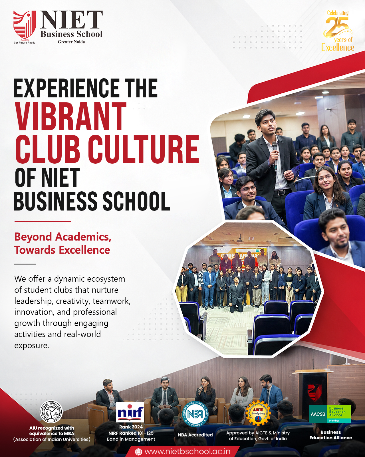 Vibrant Club Culture at NIET Business School – Fostering Leadership, Innovation and Professional Growth