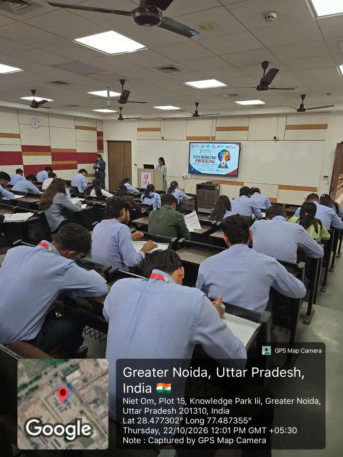 Psychometric Profiling Session by KARMIC HR Club at NIET Business School